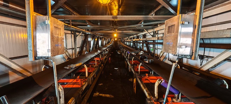 國諾FSD高精度電子皮帶秤，實現(xiàn)大傾角、大流量皮帶輸送機高精度計量